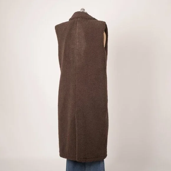 Nasty Gal Brown Teddy Vest Size UK 6 / US 2 - Picture 3 of 4